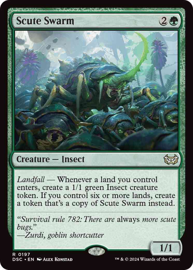 Scute Swarm [197] [Duskmourn: House of Horror: Commander] [Non-Foil]