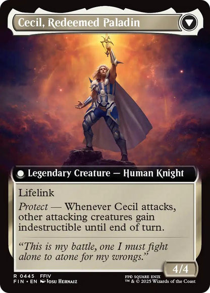Cecil, Dark Knight // Cecil, Redeemed Paladin [445] [Extended Art] [FINAL FANTASY] [Non-Foil]