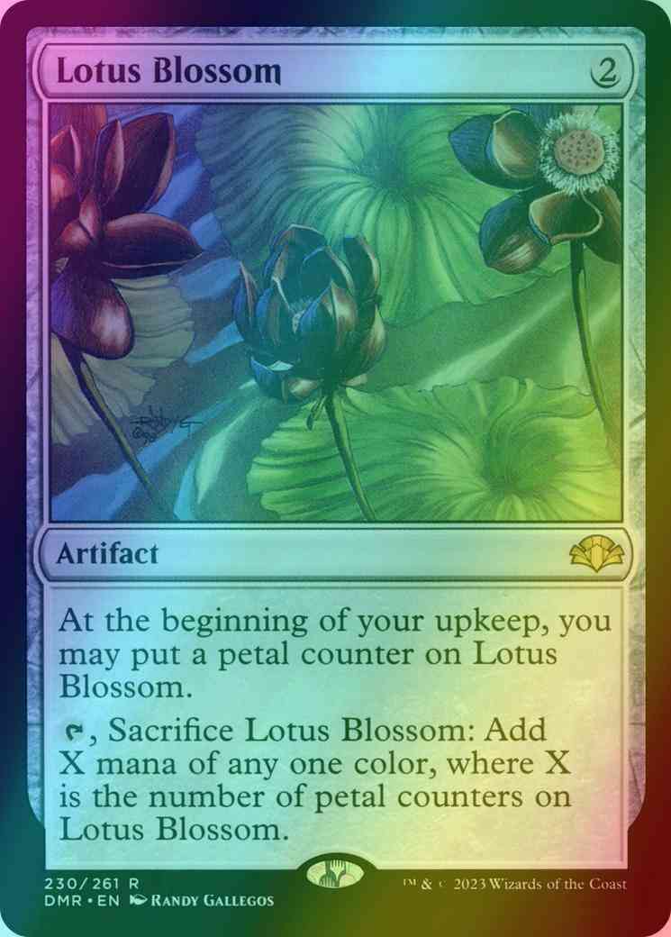 Lotus Blossom [230] [Dominaria Remastered] [Foil]