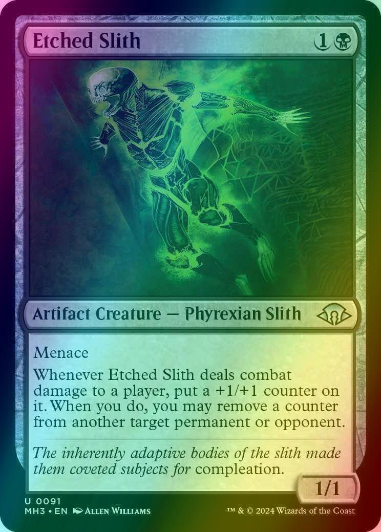 Etched Slith [91] [Modern Horizons 3] [Foil]