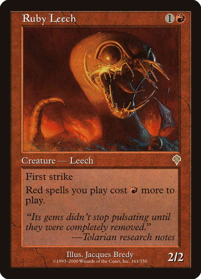 Ruby Leech [161] [Invasion] [Non-Foil]