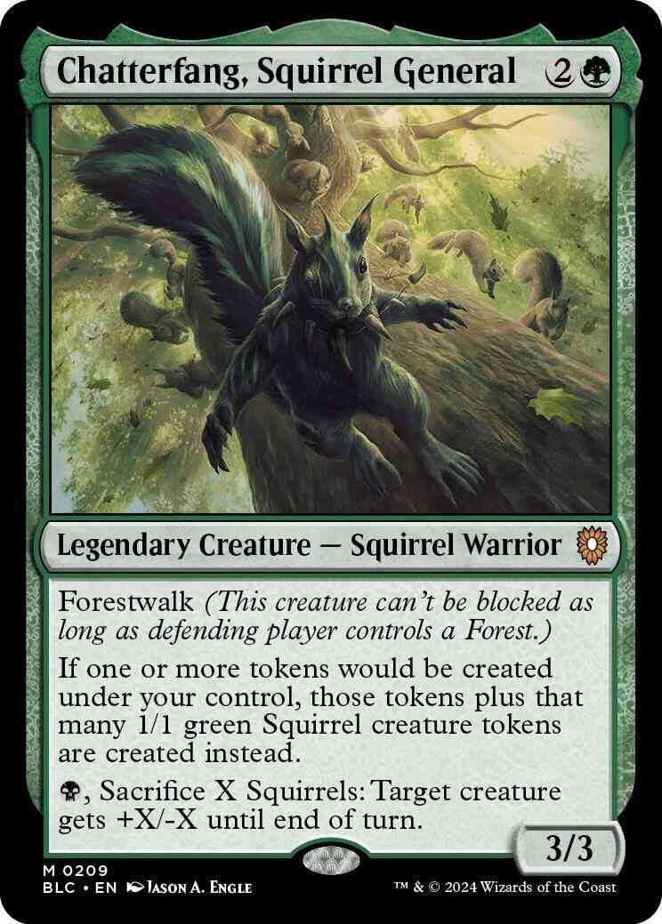 Chatterfang, Squirrel General [209] [Bloomburrow: Commander] [Non-Foil]
