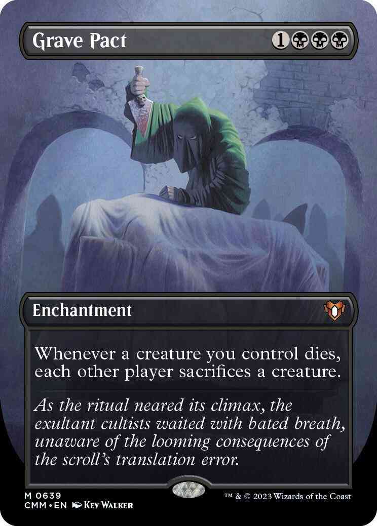 Grave Pact [639] [Borderless] [Commander Masters] [Non-Foil]