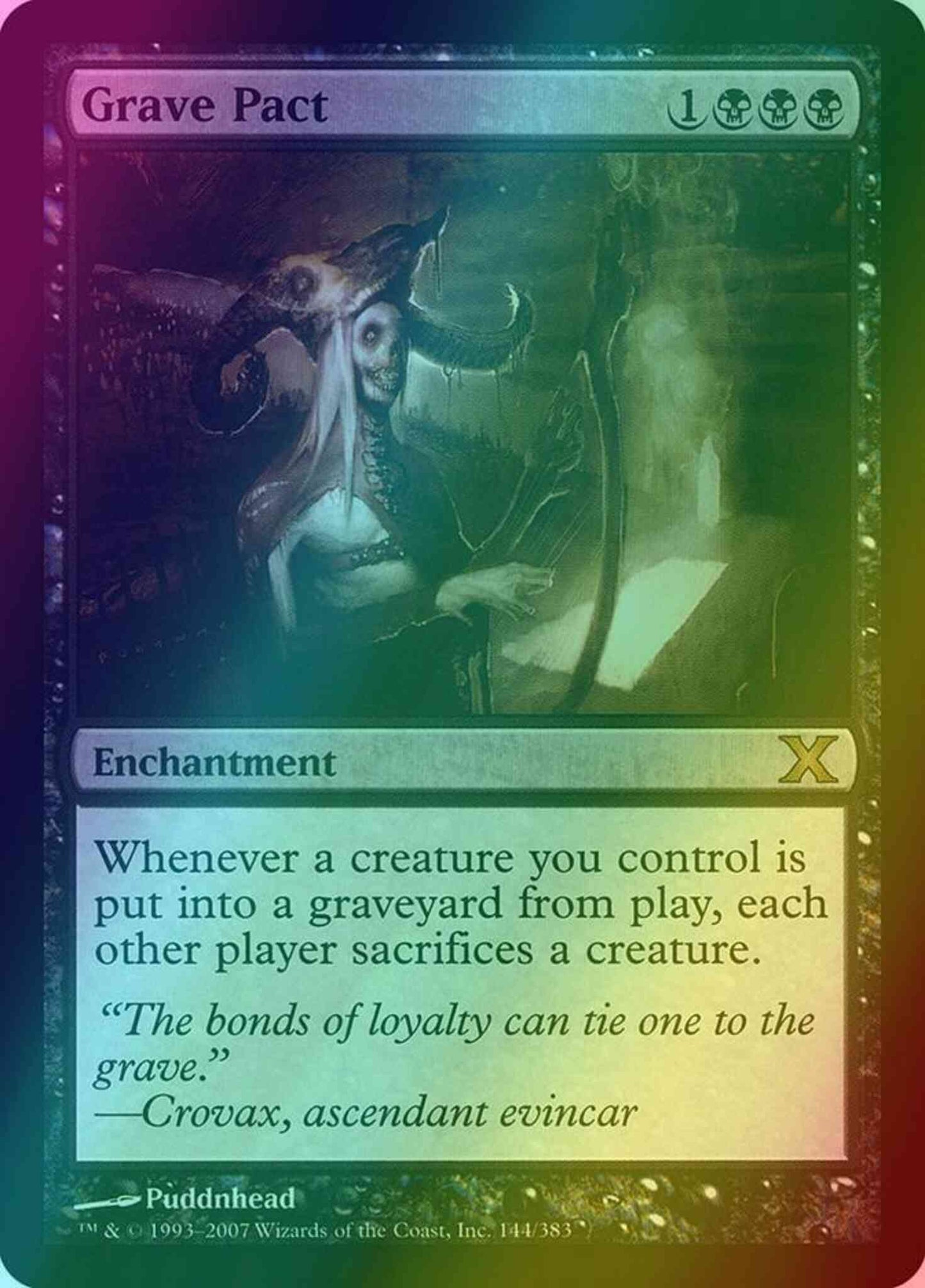 Grave Pact [144] [Tenth Edition] [Foil]