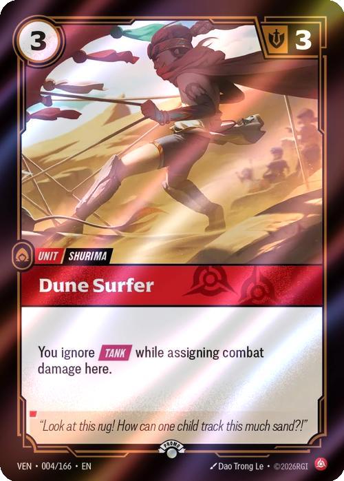 Dune Surfer - 004/166 [Riftbound Organized Play Promotional Cards] [Foil]