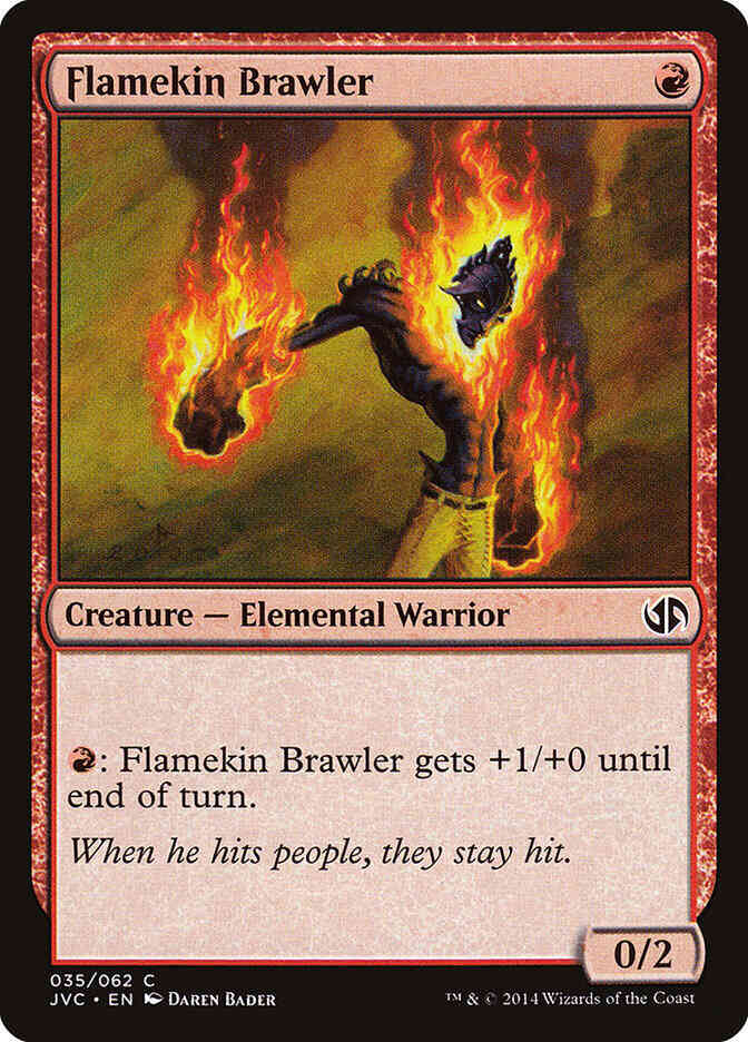 Flamekin Brawler [35] [Duel Decks Anthology: Jace vs. Chandra] [Non-Foil]
