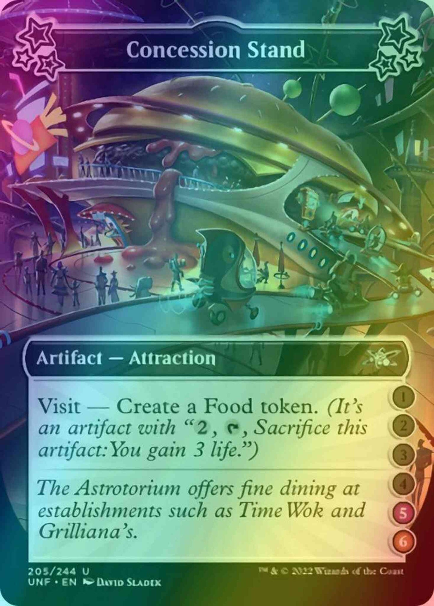 Concession Stand (5/6) [205d] [Borderless] [Unfinity] [Foil]