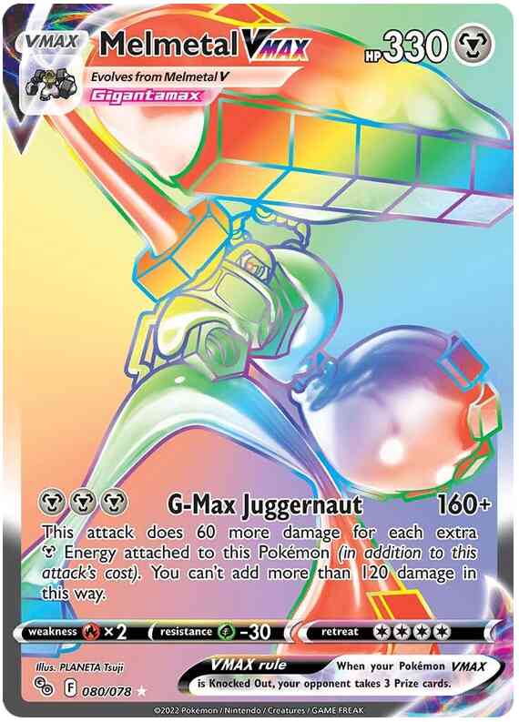 Melmetal VMAX - 080/078 - Rare Secret [pgo-080] [Secret]