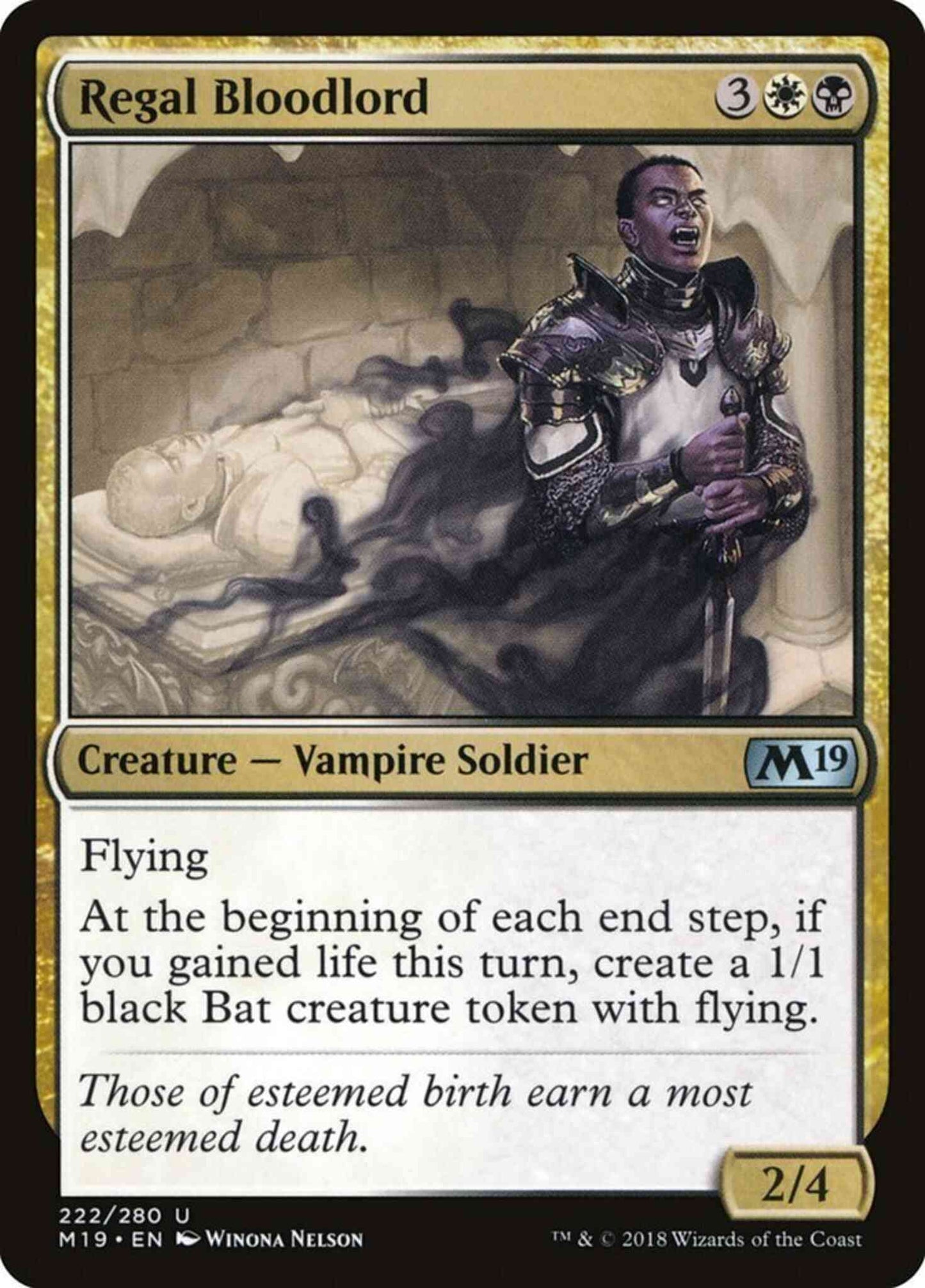 Regal Bloodlord [222] [Core Set 2019] [Non-Foil]