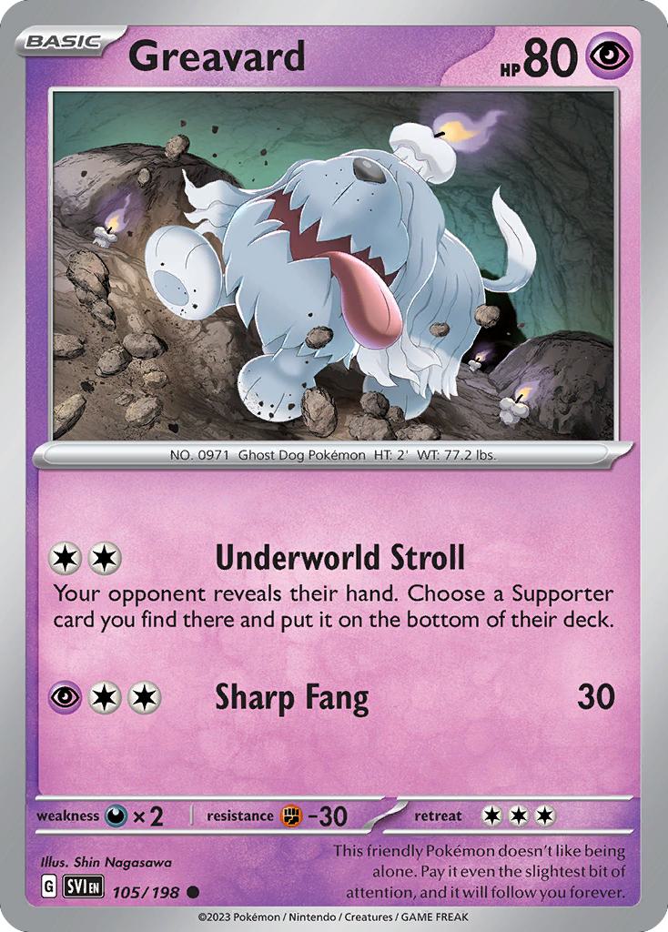 Greavard - 105/198 - Common [sv01-105] [Non-Holo]