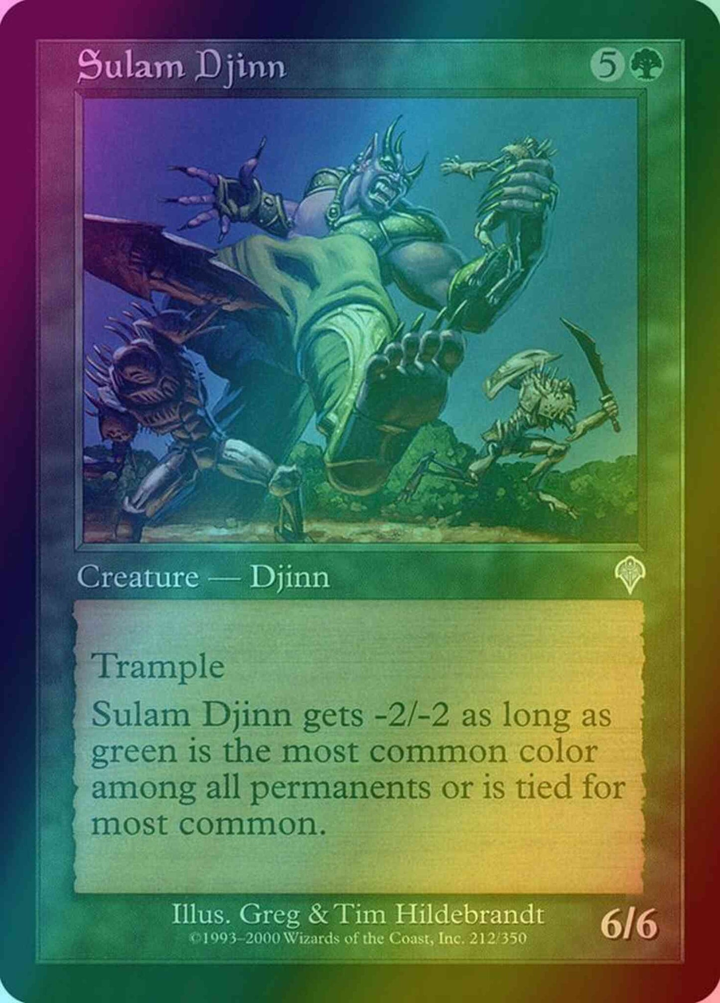 Sulam Djinn [212] [Invasion] [Foil]