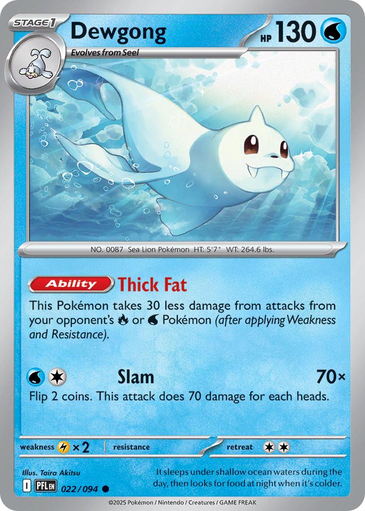 Dewgong - 022/094 - Common [me02-022] [Non-Holo]