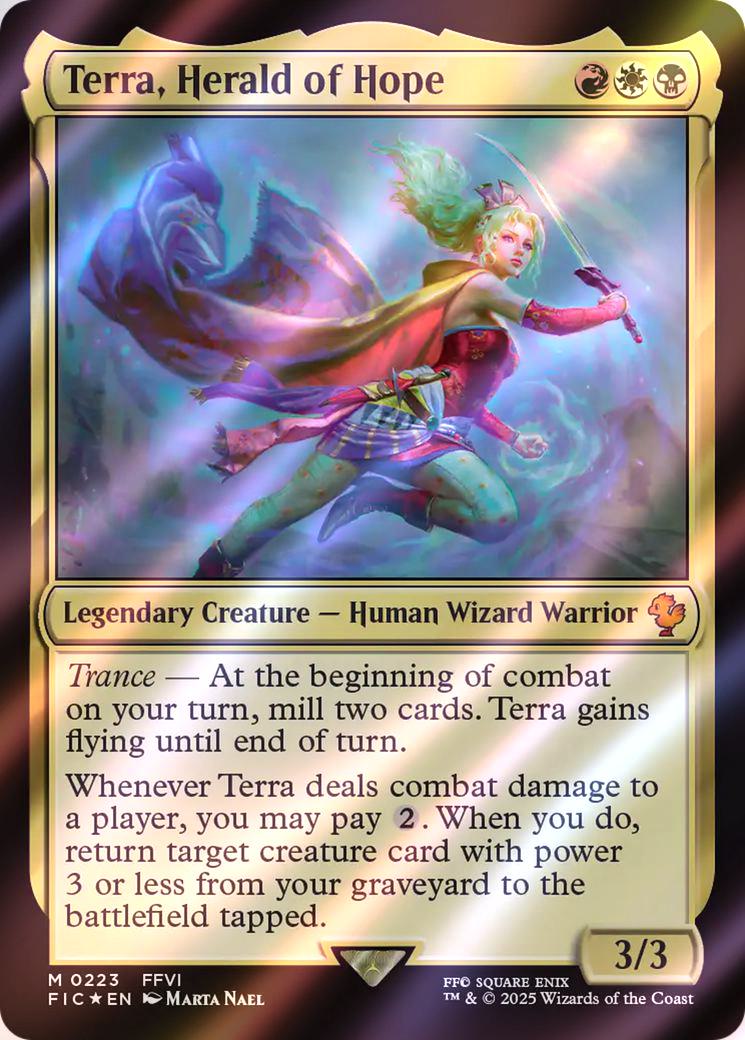 Terra, Herald of Hope [223] [FINAL FANTASY: Commander] [Surge Foil]