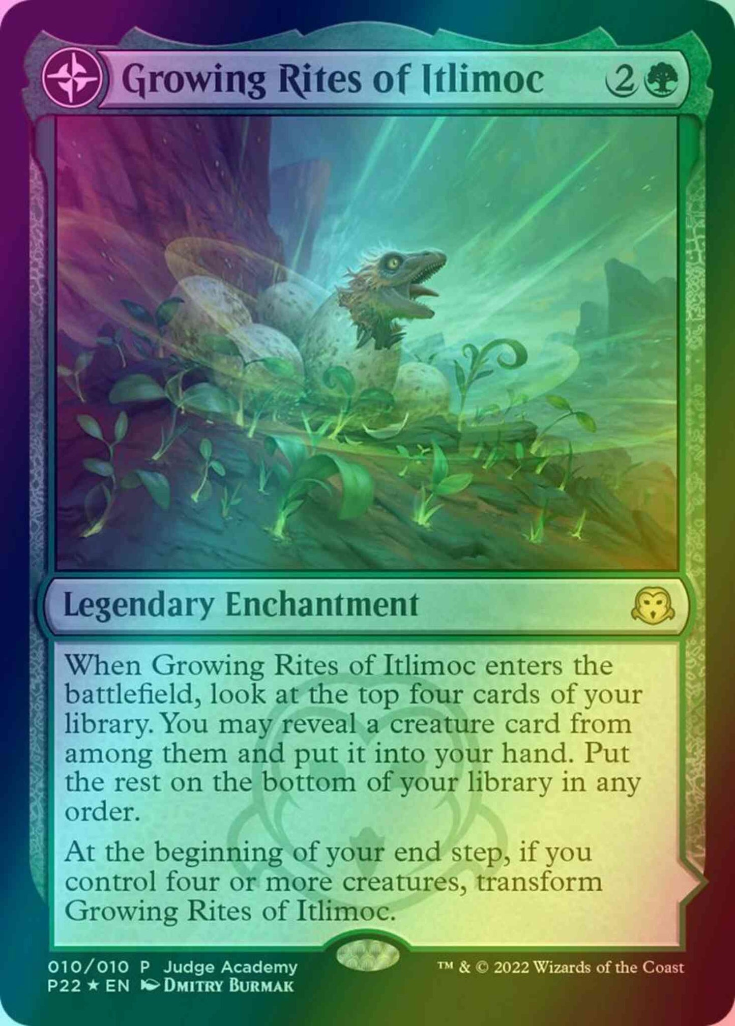 Growing Rites of Itlimoc // Itlimoc, Cradle of the Sun [10] [Judge Gift Cards 2022] [Foil]
