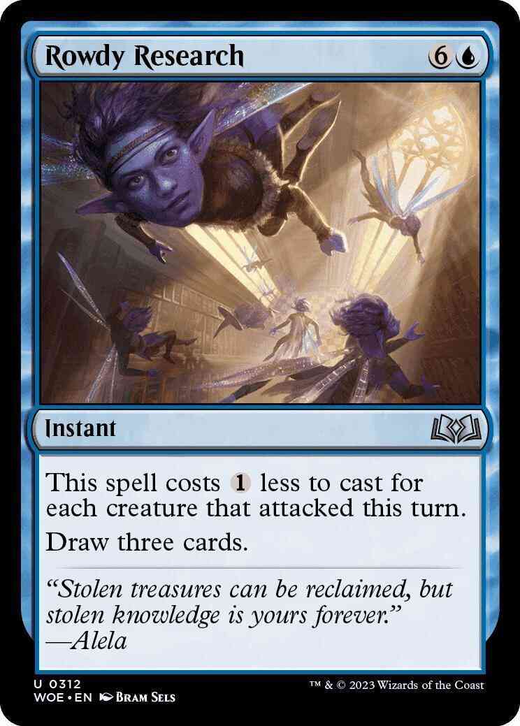 Rowdy Research [312] [Jumpstart Exclusive] [Wilds of Eldraine] [Non-Foil]