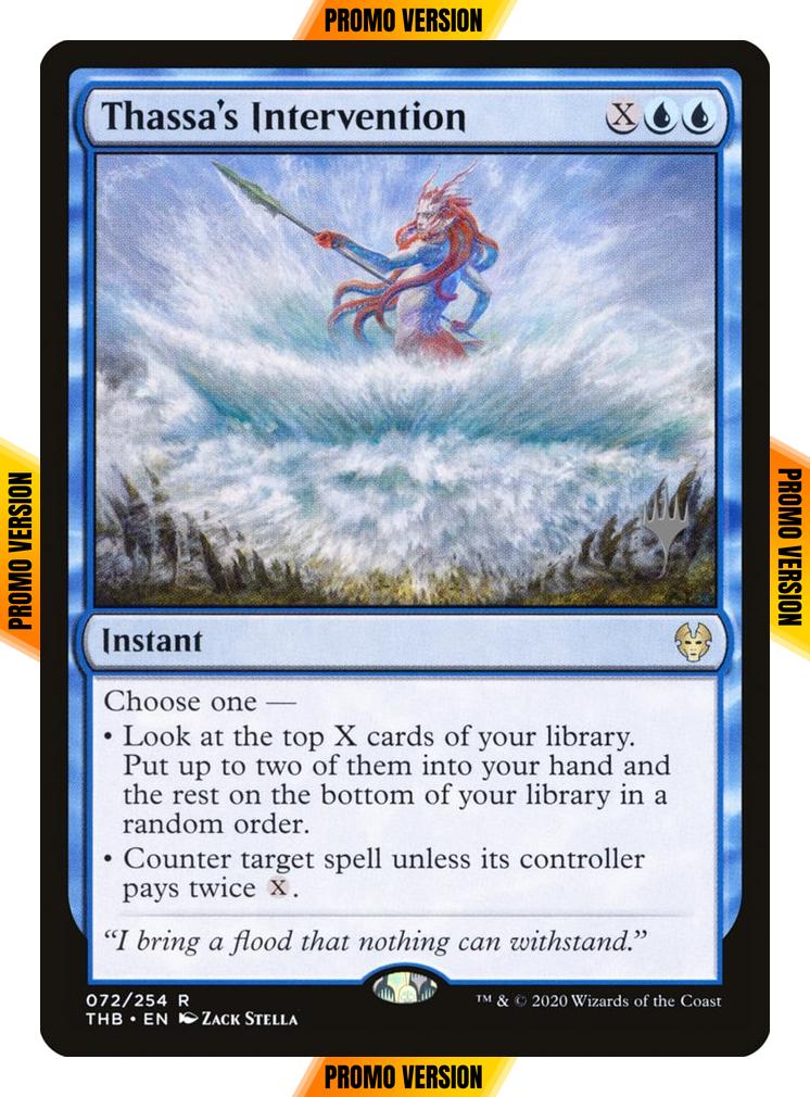 Thassa's Intervention [72p] [Promo Pack] [Theros Beyond Death Promos] [Non-Foil]