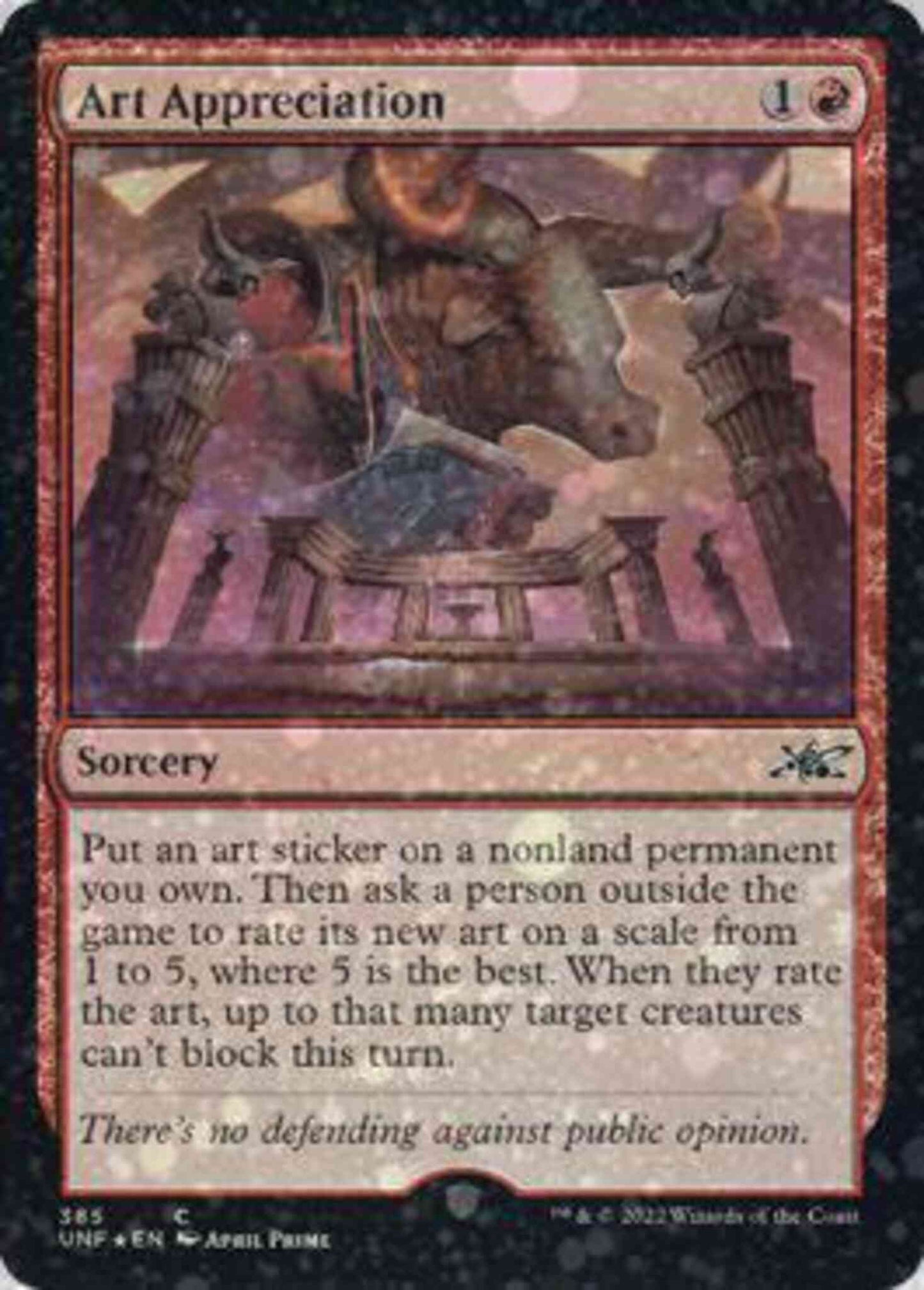 Art Appreciation [385] [Unfinity] [Galaxy Foil]