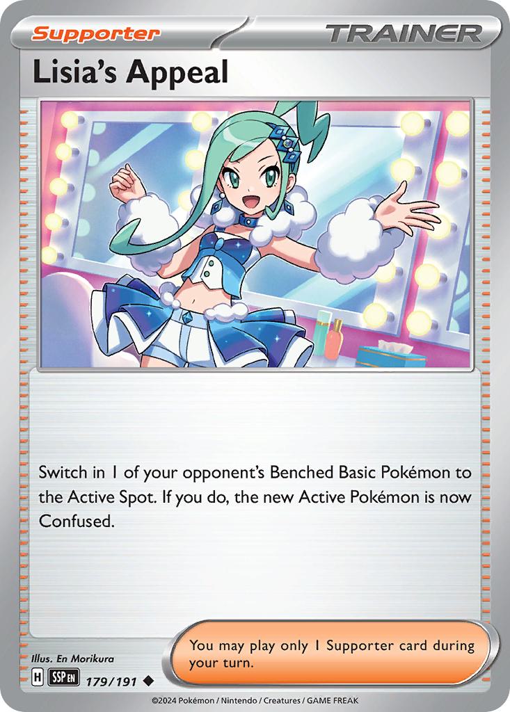 Lisia's Appeal - 179/191 - Uncommon [sv08-179] [Non-Holo]