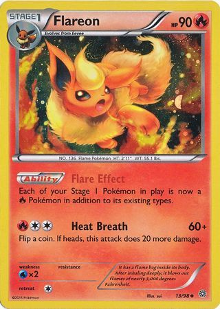 Flareon - 13/98 - Alternate Art Cosmos Holo [Holo]