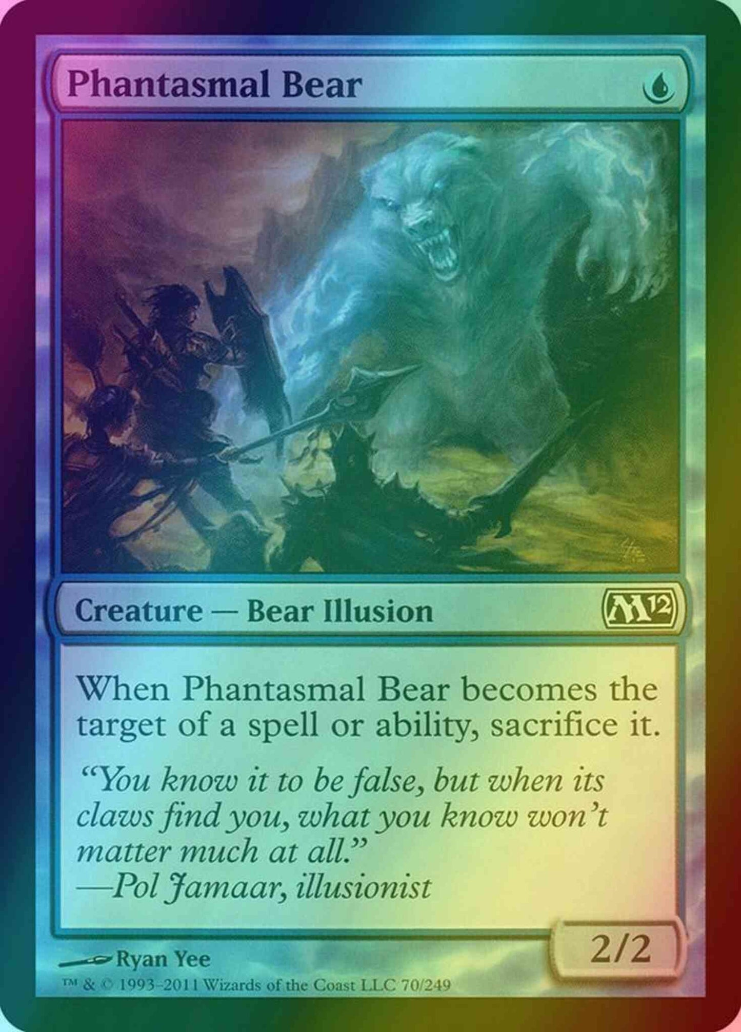 Phantasmal Bear [70] [Magic 2012] [Foil]