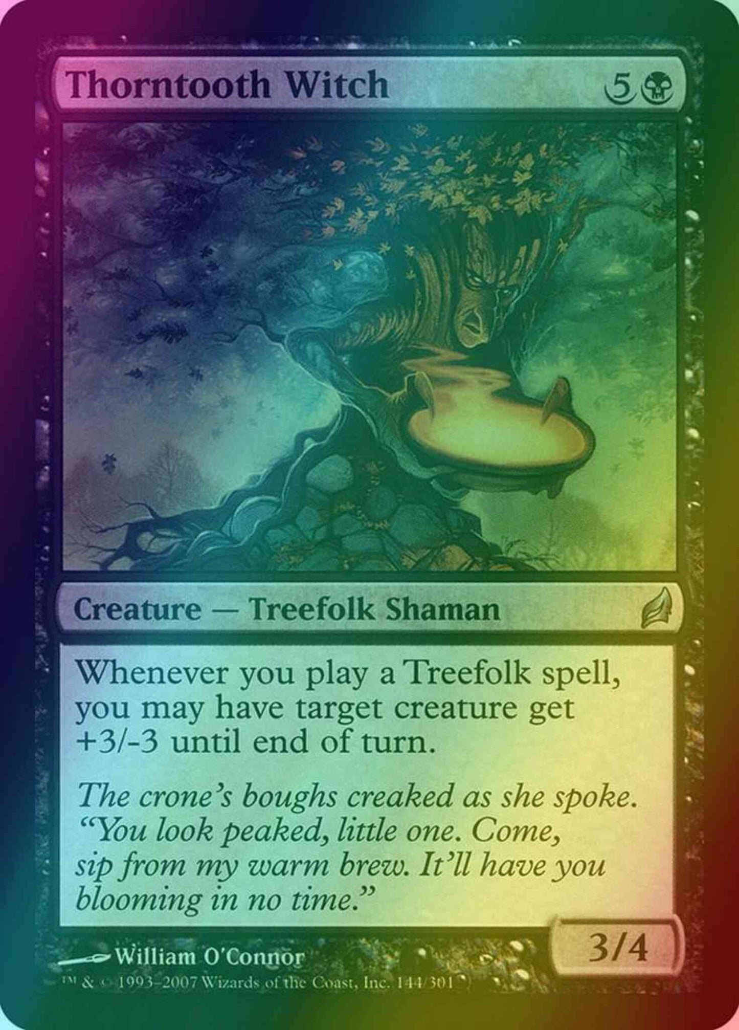 Thorntooth Witch [144] [Lorwyn] [Foil]