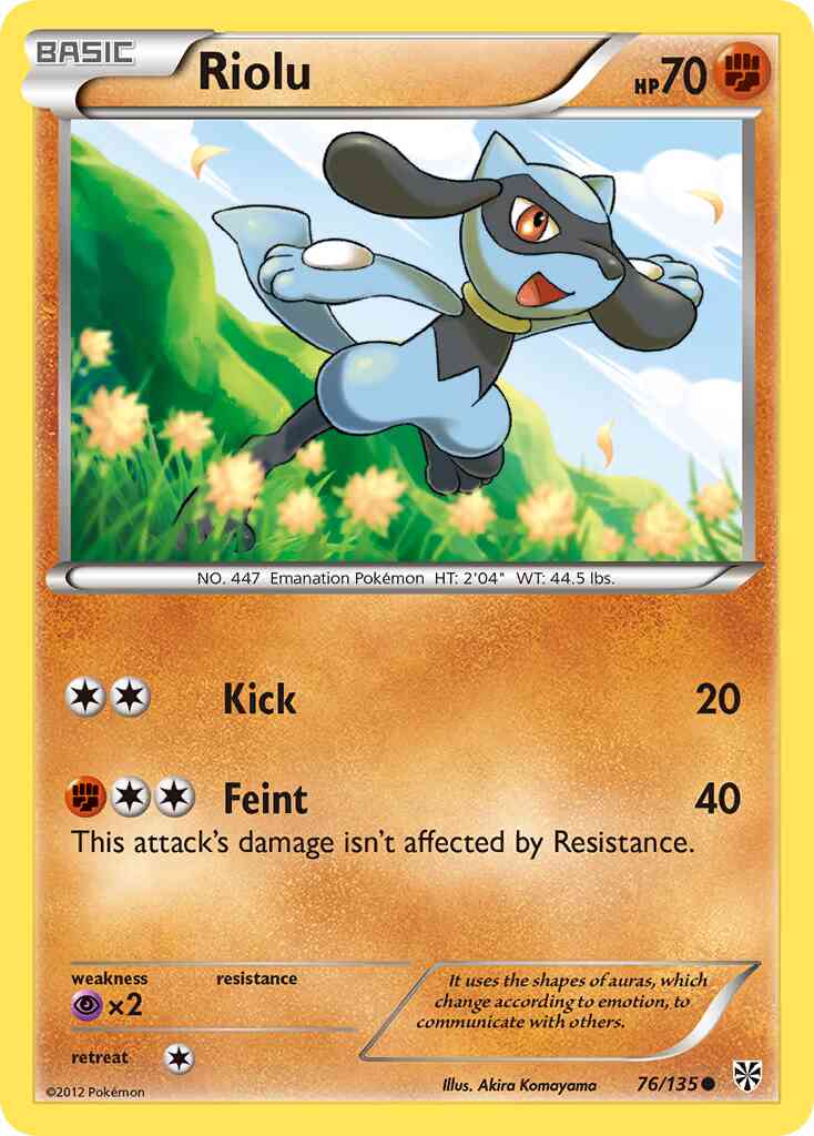 Riolu - 76/135 - Common [bw8-76] [Non-Holo]