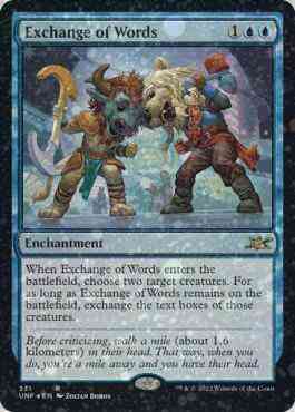 Exchange of Words [331] [Unfinity] [Galaxy Foil]