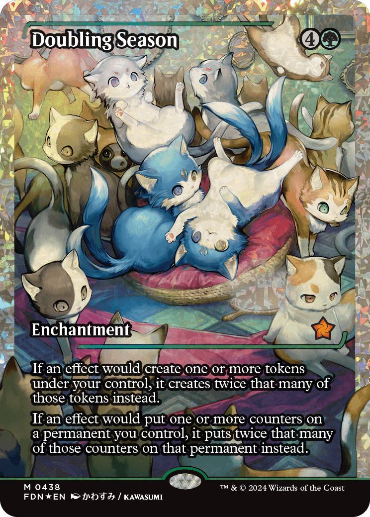 Doubling Season [438] [Japan Showcase] [Foundations] [Fracture Foil]