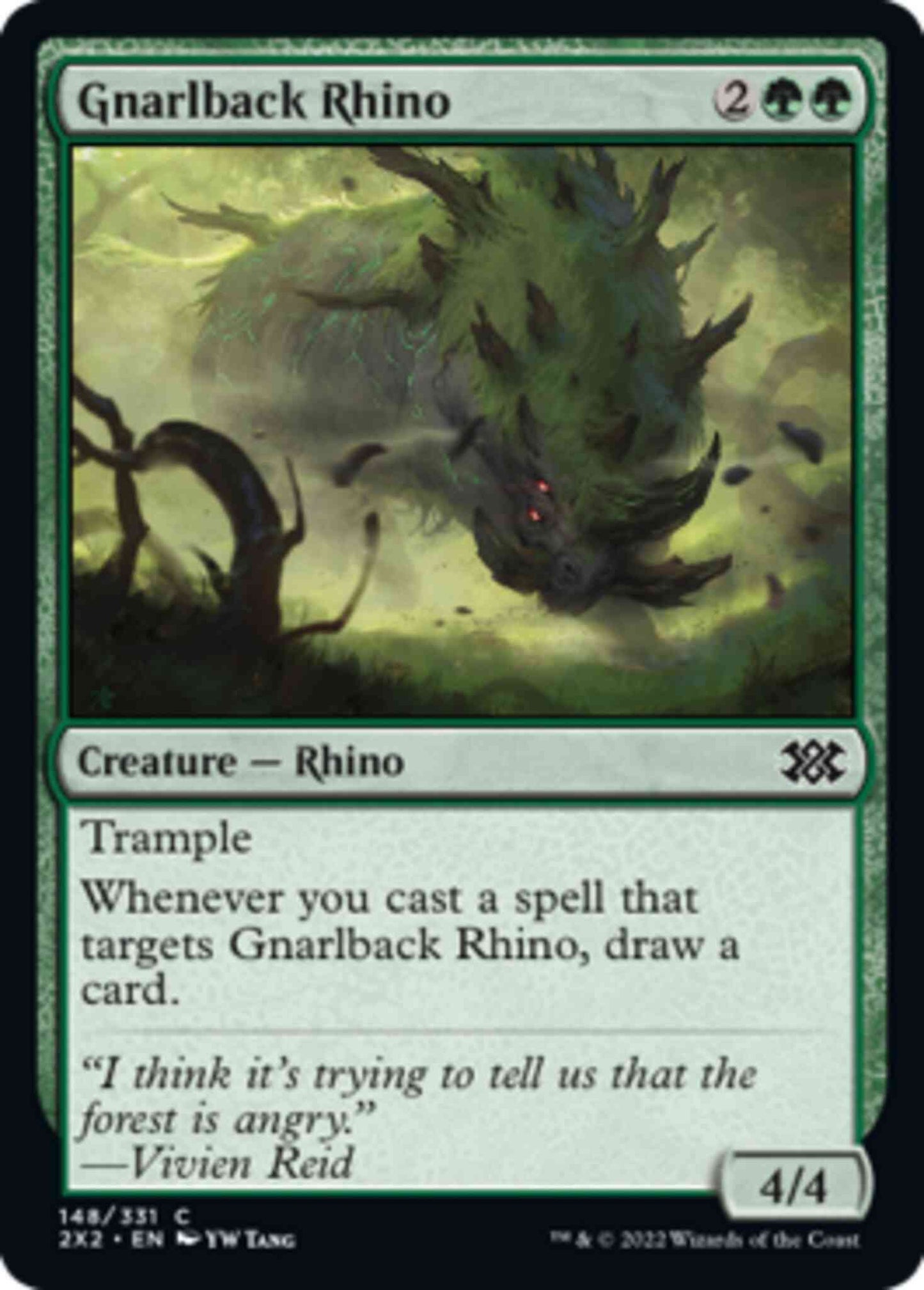 Gnarlback Rhino [148] [Double Masters 2022] [Non-Foil]