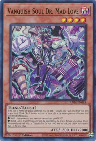 Vanquish Soul Dr. Mad Love - RA04-EN045 - Ultra Rare - 1st Edition