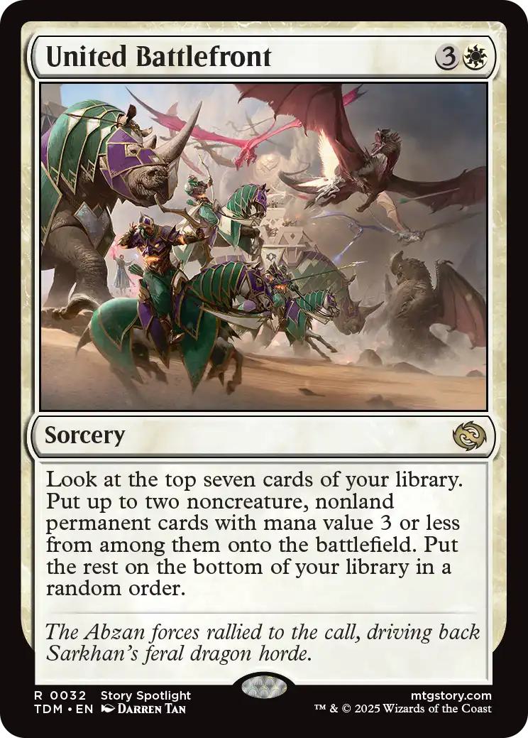 United Battlefront [32] [Tarkir: Dragonstorm] [Non-Foil]