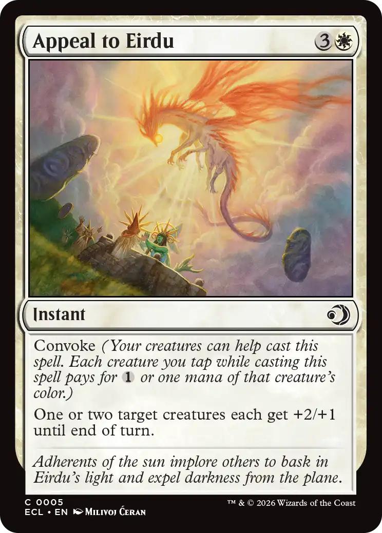 Appeal to Eirdu [5] [Lorwyn Eclipsed] [Non-Foil]