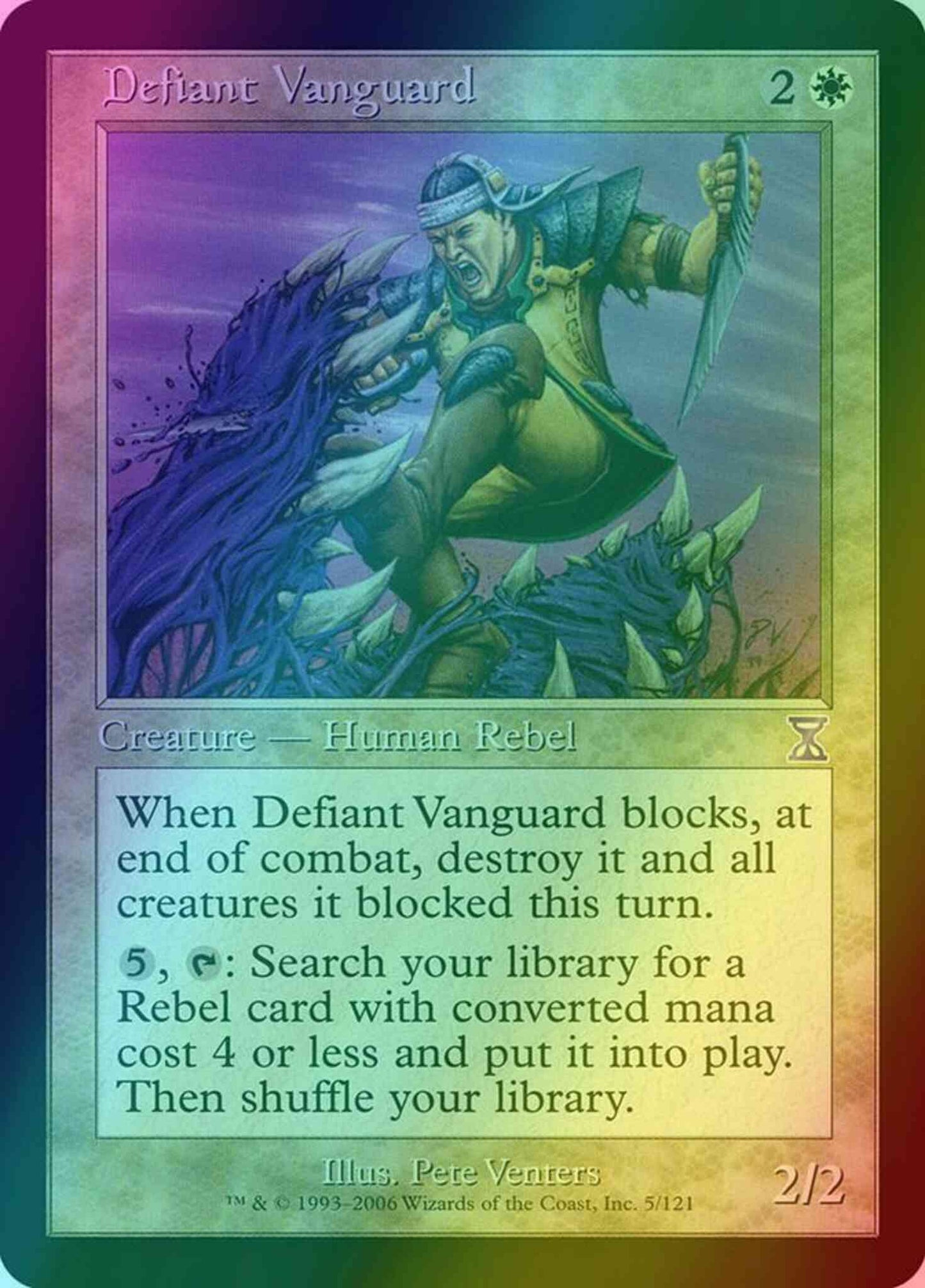 Defiant Vanguard [5] [Time Spiral Timeshifted] [Foil]  Face to Face Games