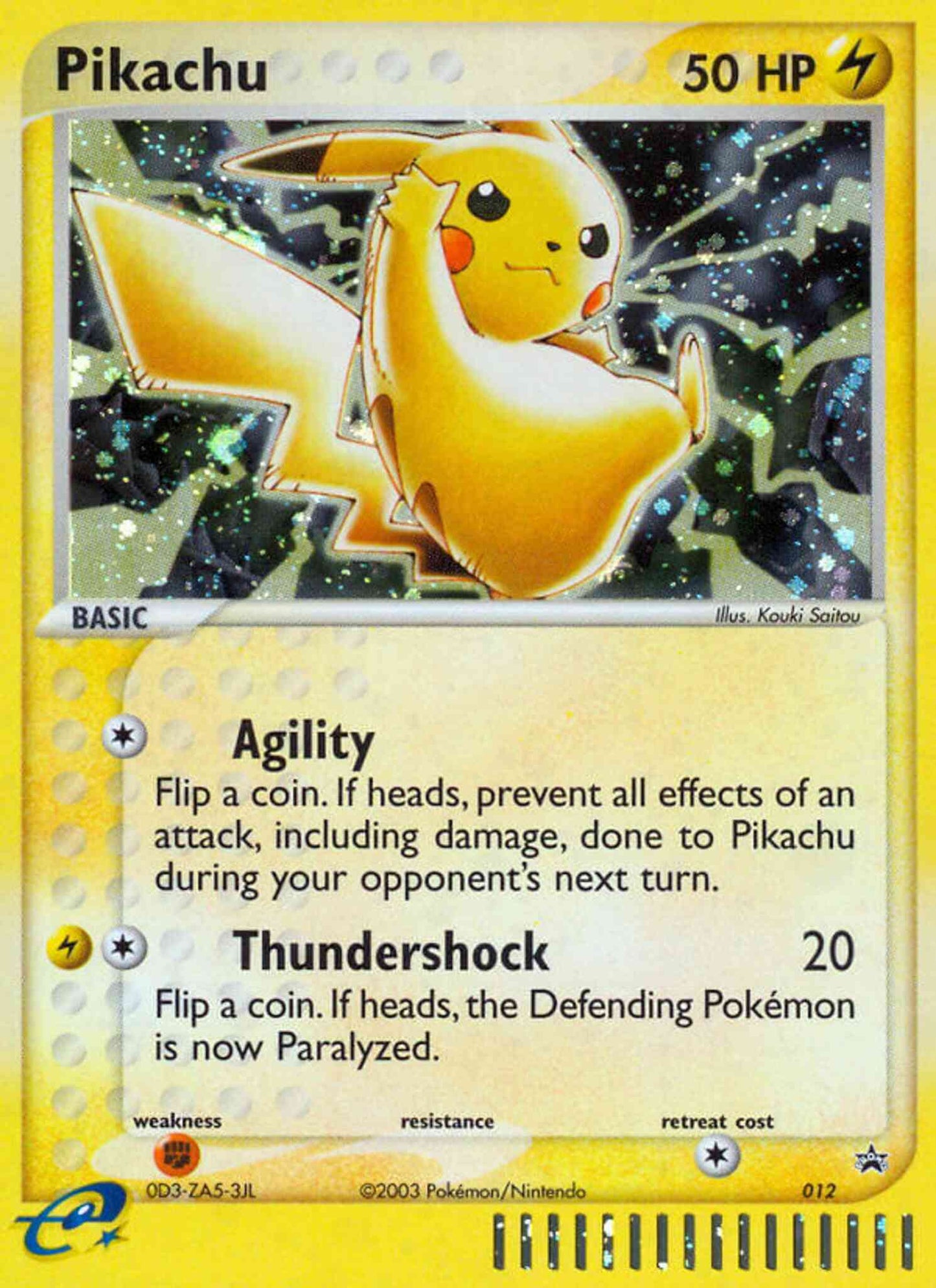 Pikachu - 12/40 - Promo [np-12] [Holo]