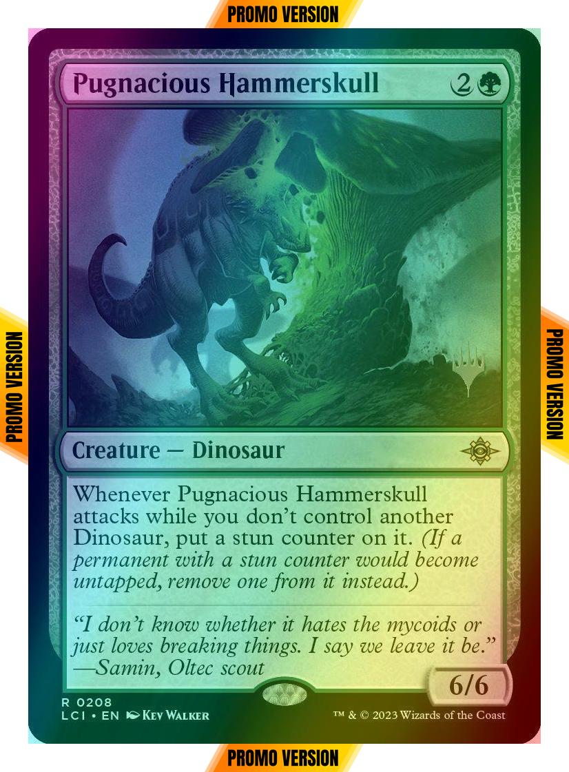 Pugnacious Hammerskull [208p] [Promo Pack] [The Lost Caverns of Ixalan: Promos] [Foil]