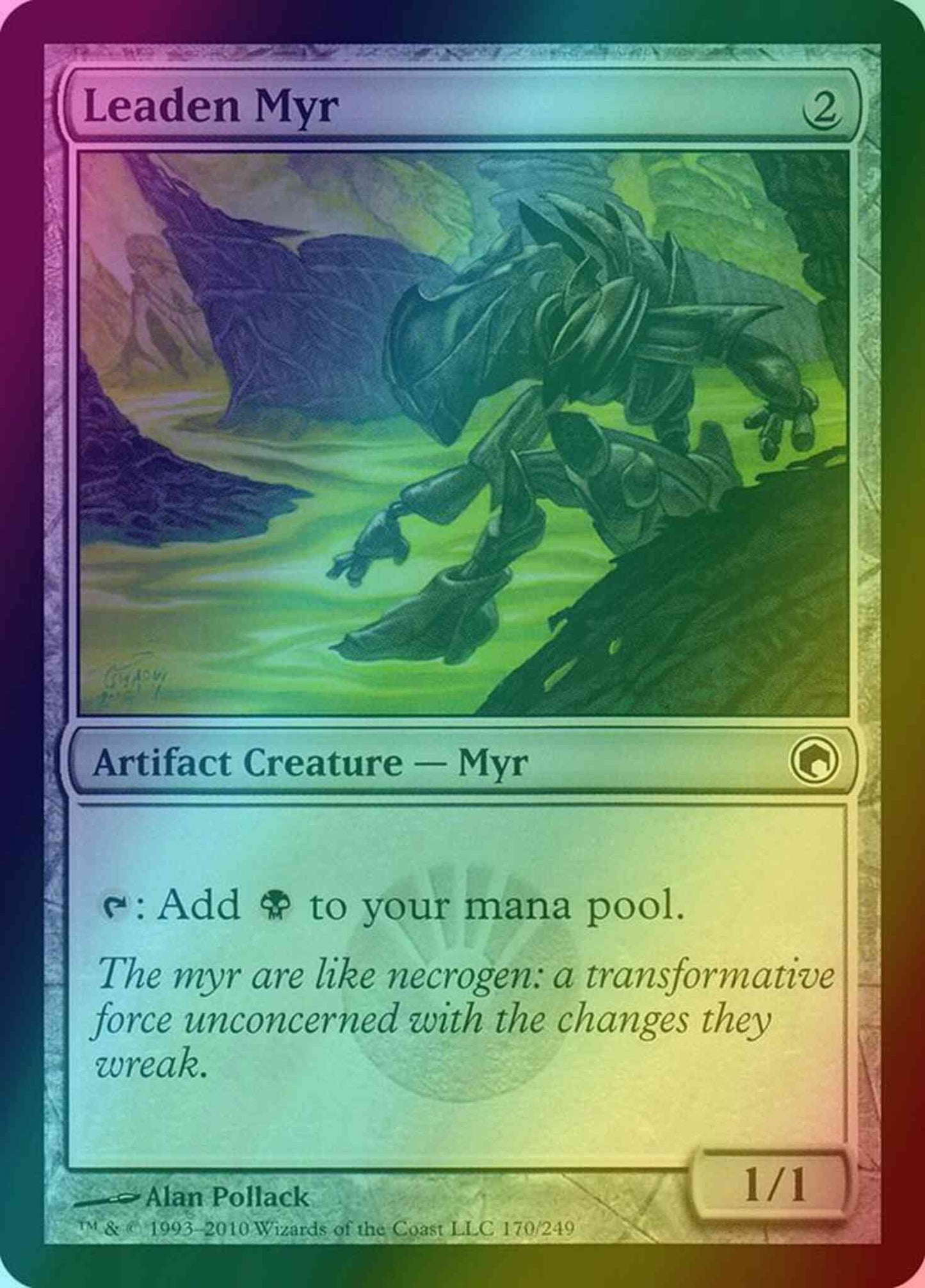 Leaden Myr [170] [Scars Of Mirrodin] [Foil]