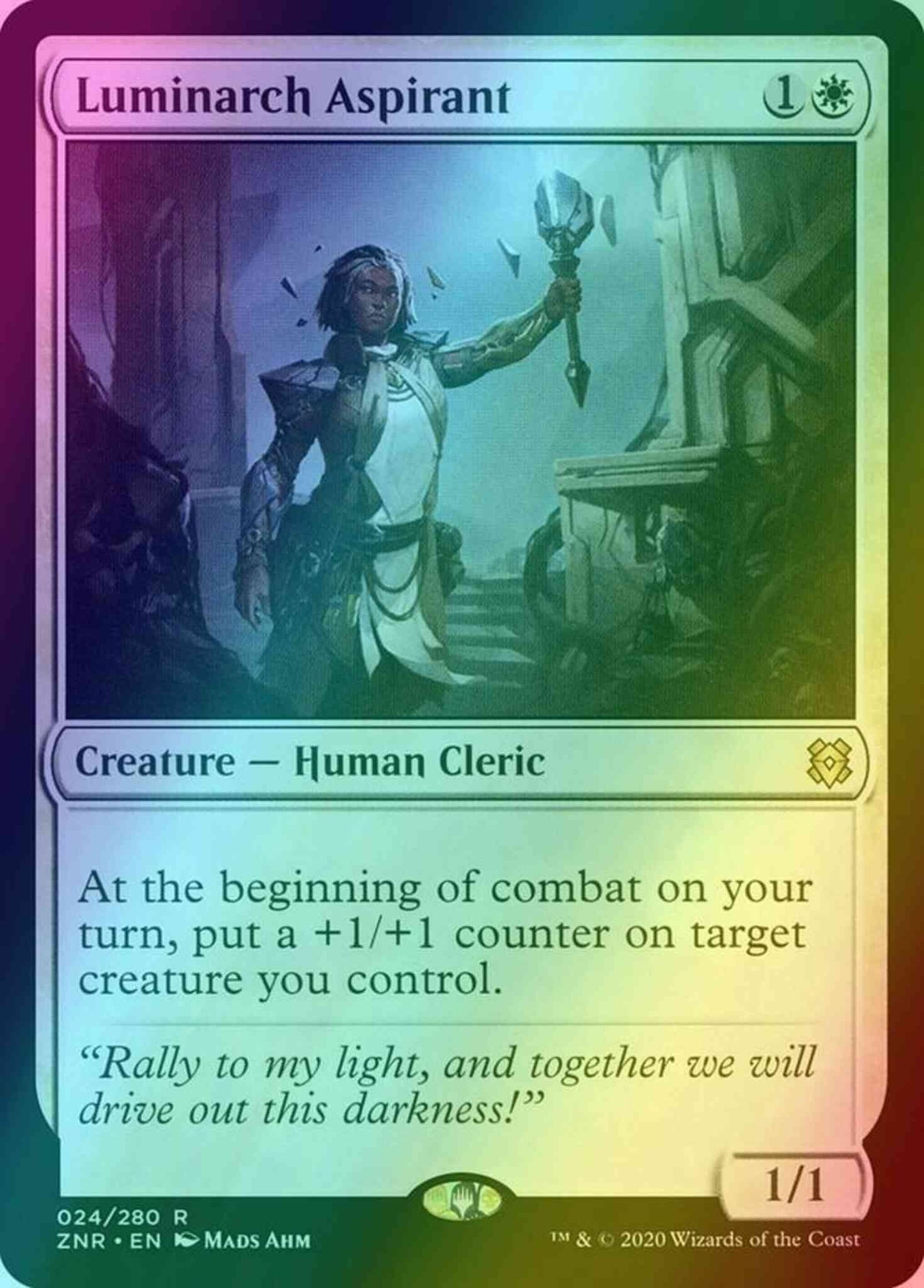 Luminarch Aspirant [24] [Zendikar Rising] [Foil]