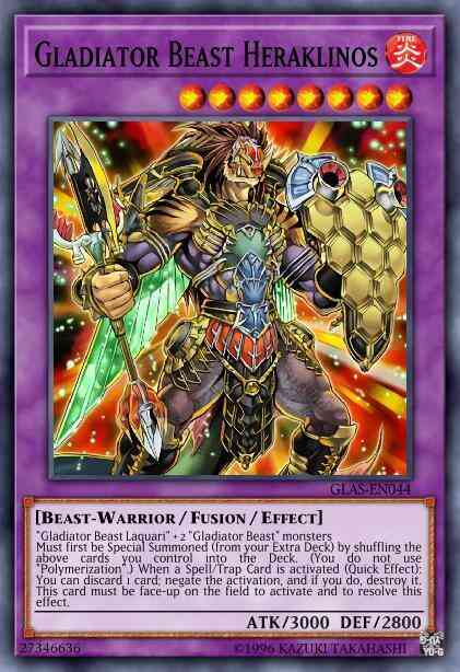 Gladiator Beast Heraklinos - TDGS-ENSE2 - Super Rare - Limited