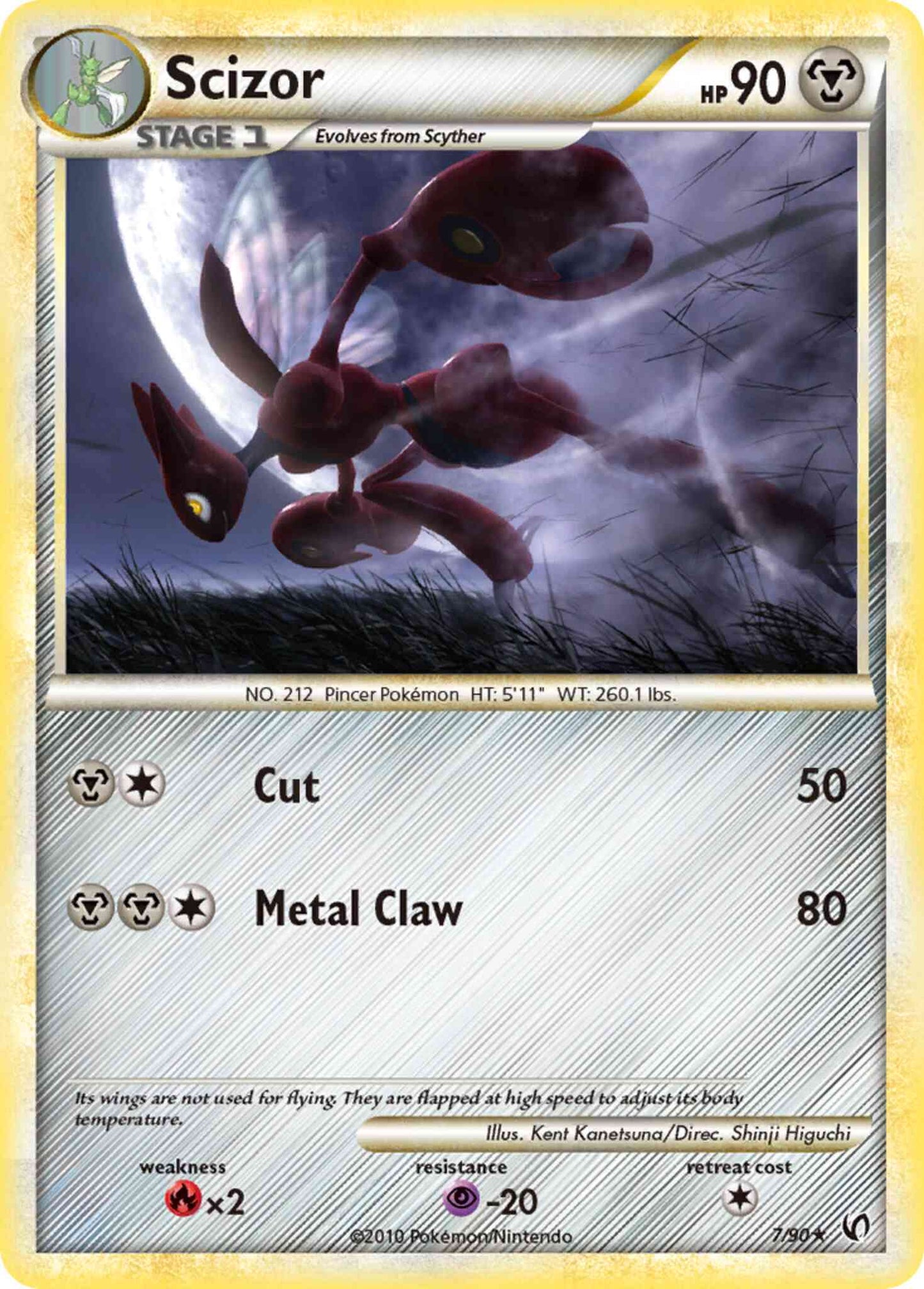 Scizor - 7/90 - Rare Holo [hgss3-7] [Holo]