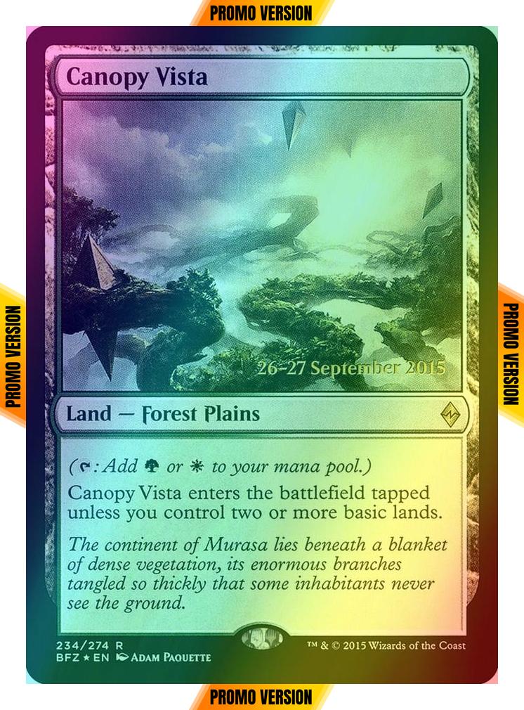 Canopy Vista [234s] [Battle for Zendikar Promos] [Foil]