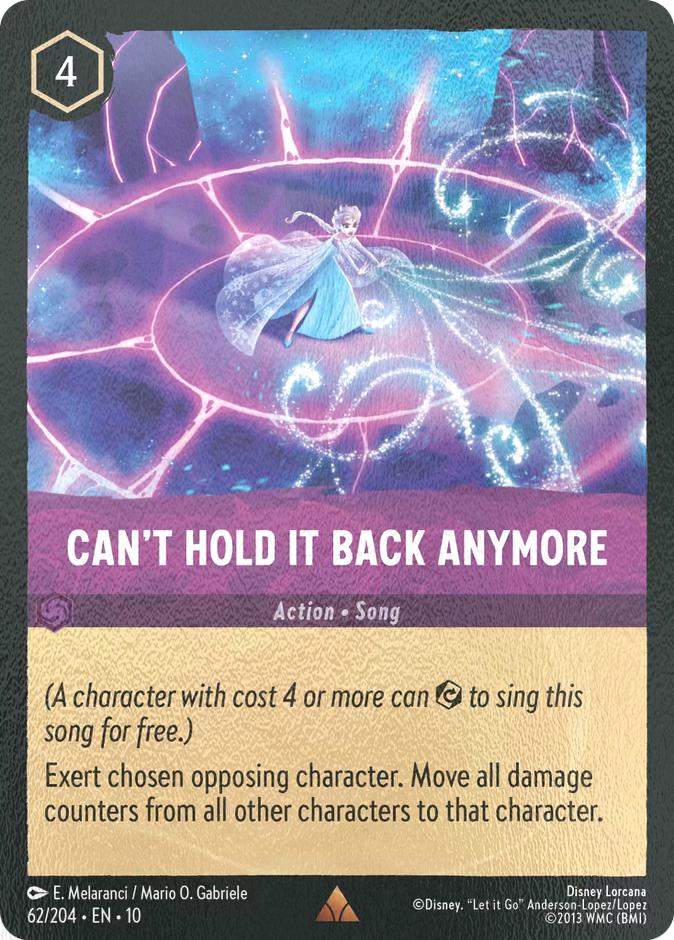 Can't Hold It Back Anymore - 62/204 [Whispers in the Well] [Cold Foil]