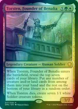 Torsten, Founder of Benalia [47] [Legends Retold] [Dominaria United: Commander] [Foil]