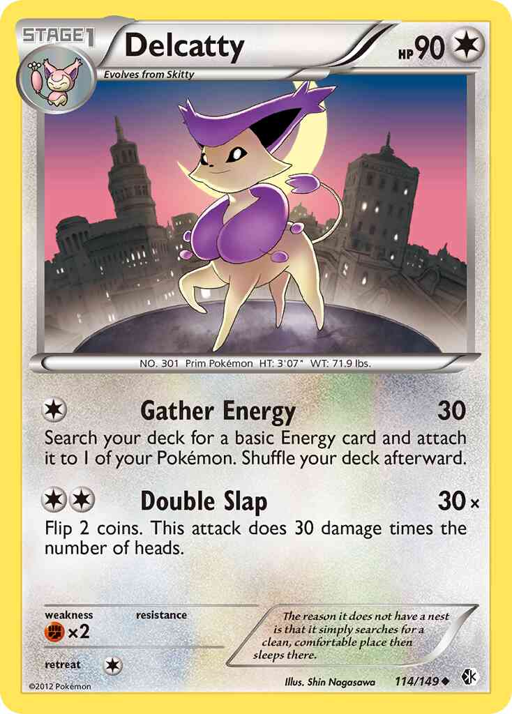 Delcatty - 114/149 - Uncommon [bw7-114] [Non-Holo]