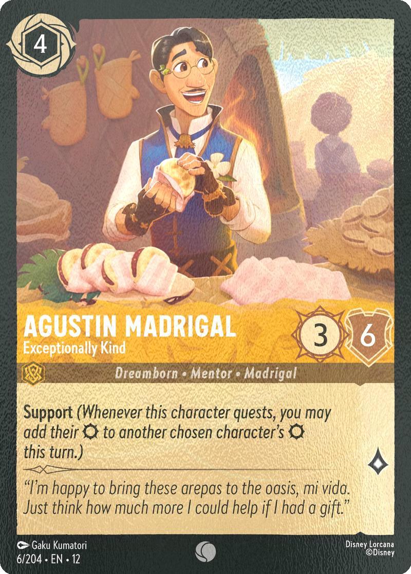 Agustin Madrigal - Exceptionally Kind - 6/204 [Wilds Unknown] [Cold Foil]