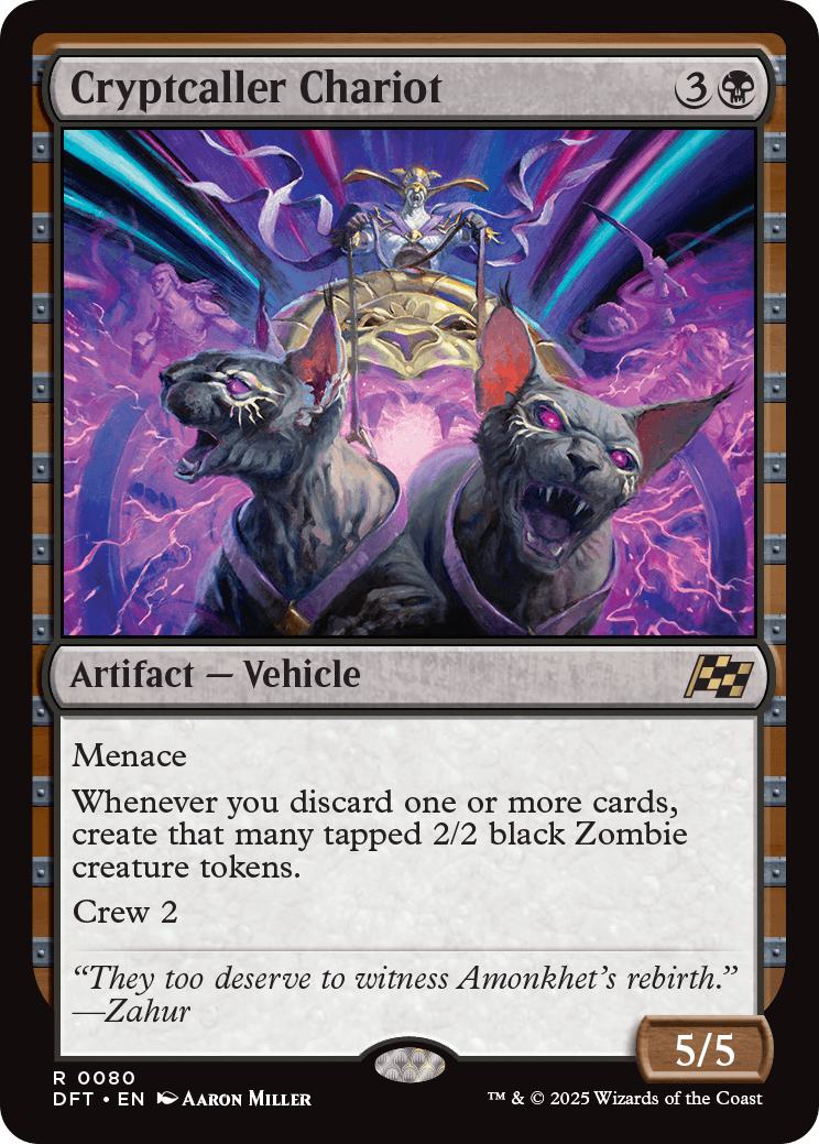 Cryptcaller Chariot [80] [Aetherdrift] [Non-Foil]
