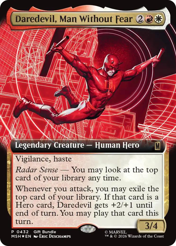Daredevil, Man Without Fear [432] [Extended Art] [Bundle] [Marvel Super Heroes] [Non-Foil]