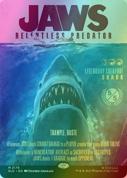 Jaws, Relentless Predator ボーダーレスnon-foil Jaws, Relentless