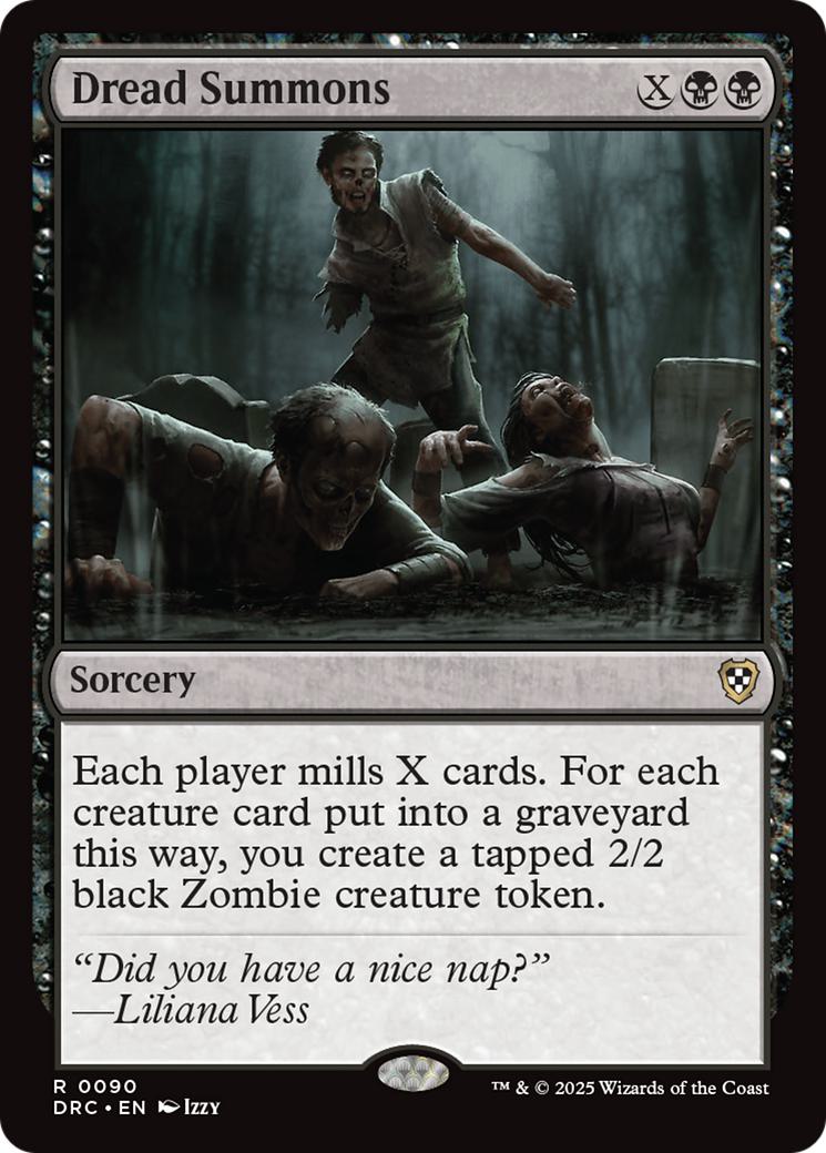 Dread Summons [90] [Aetherdrift: Commander] [Non-Foil]
