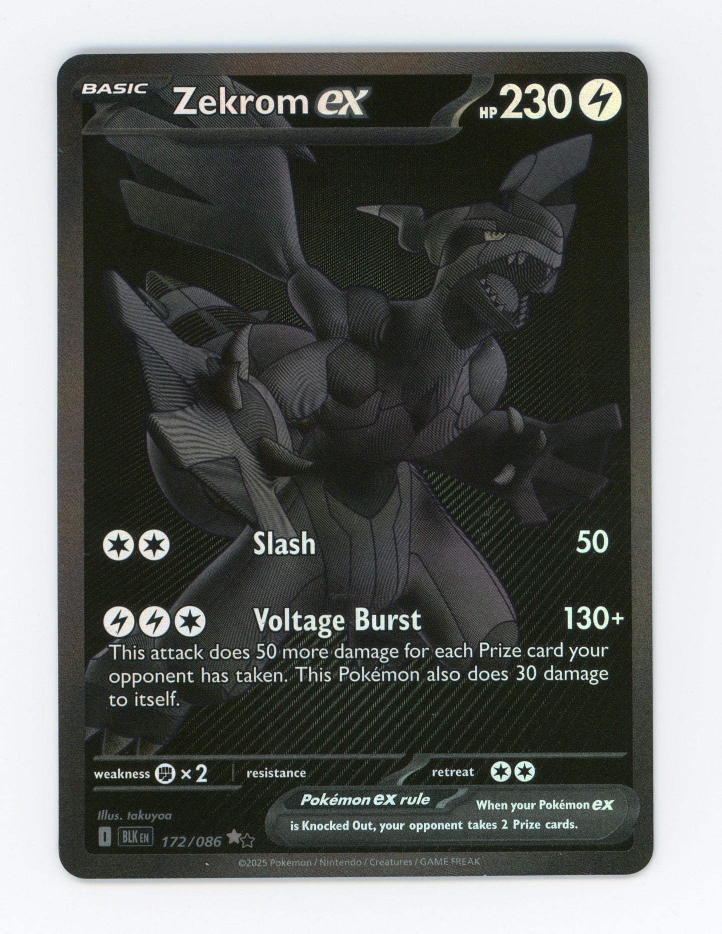 Zekrom ex — Black White Rare — ID 18995