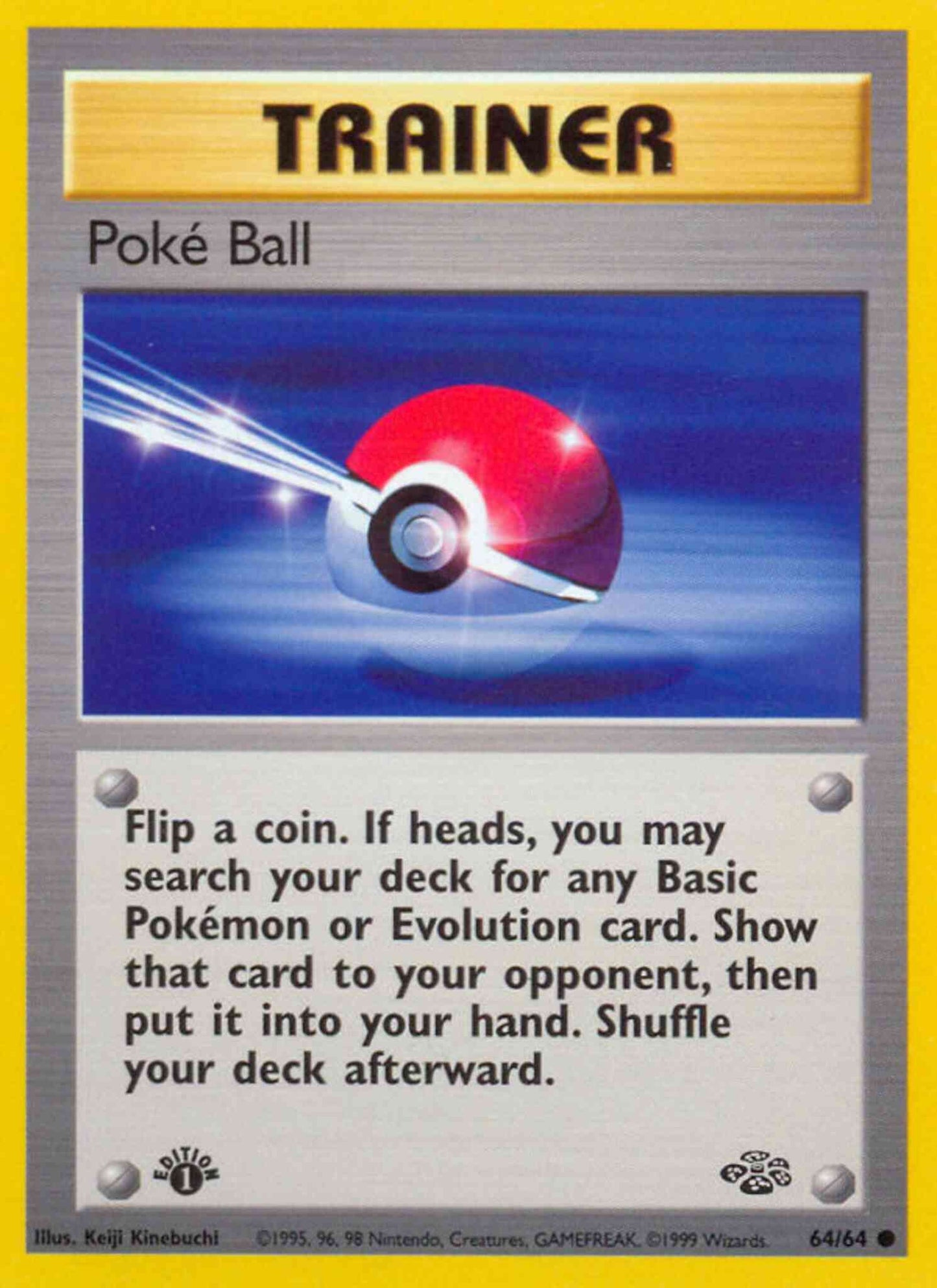 Poké Ball - 64/64 - Common - 1st Edition [base2-64] [Non-Holo]